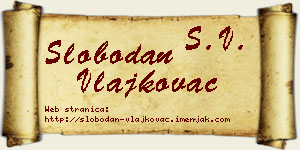 Slobodan Vlajkovac vizit kartica